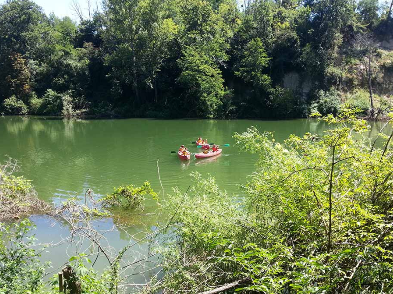 riviere Camping Chalets de Fiolles